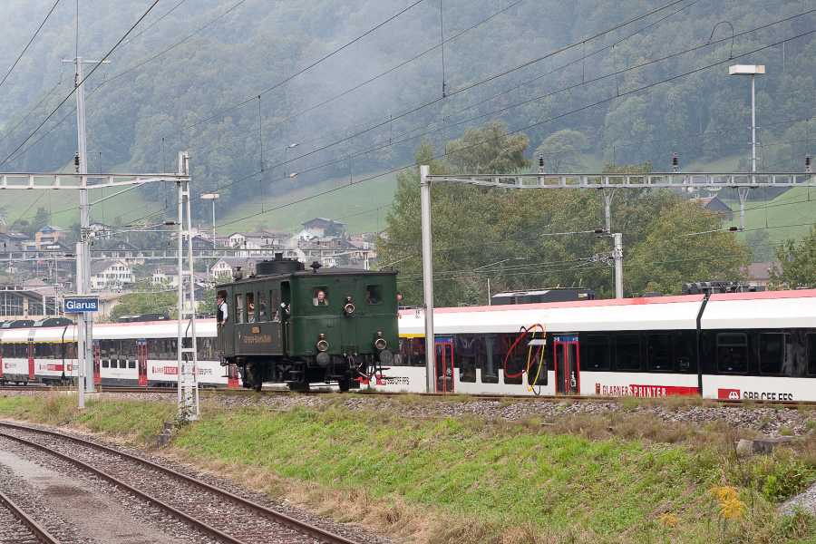 Dampfzug@Glarus - 048 - Dampftriebwagen