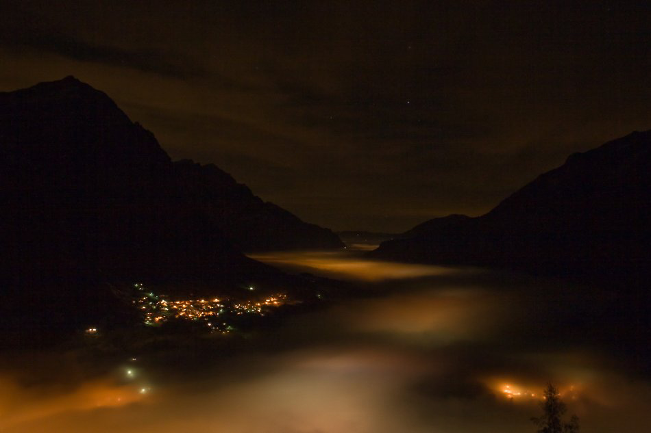 Nebelmeer - ©MD - 123 - Auch in der Nacht ist Schwändi nebelfrei