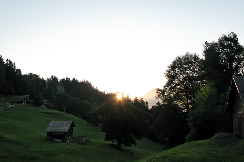 Ortstock - 002 - Sonnenaufgang in Braunwald